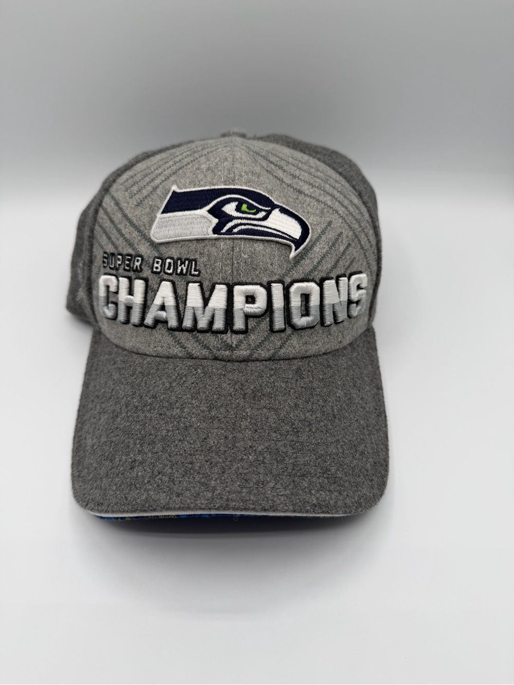 Seattle Seahawks Gray Super Bowl Champions Cap